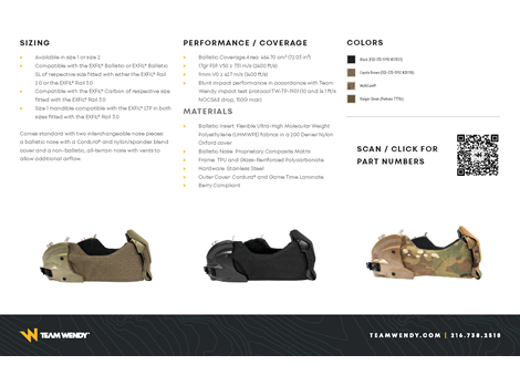 EXFIL® Ballistic Mandible | Team Wendy